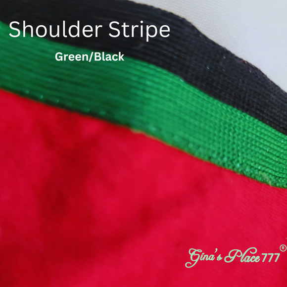 One Point One Boy's Short Sleeve Embroidered Patch Stripe Shoulder Tee Shirt Red - Picture 5 of 9